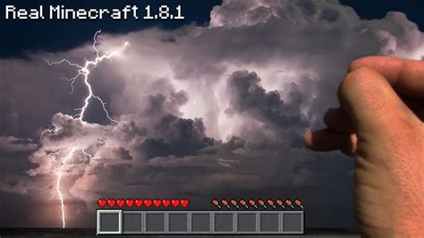 Real Life Minecraft Thunderstorm Biome Youtube
