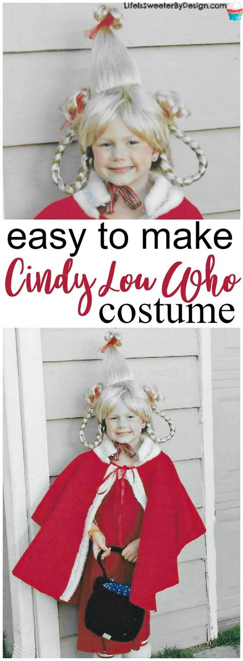 A Cindy Lou Who Costume Can Be Very Easy To Put Together