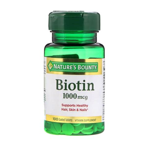 Fast, reliable delivery to south africa. Buy Nature's Bounty Biotin 1000mcg for Hair & Skin online ...