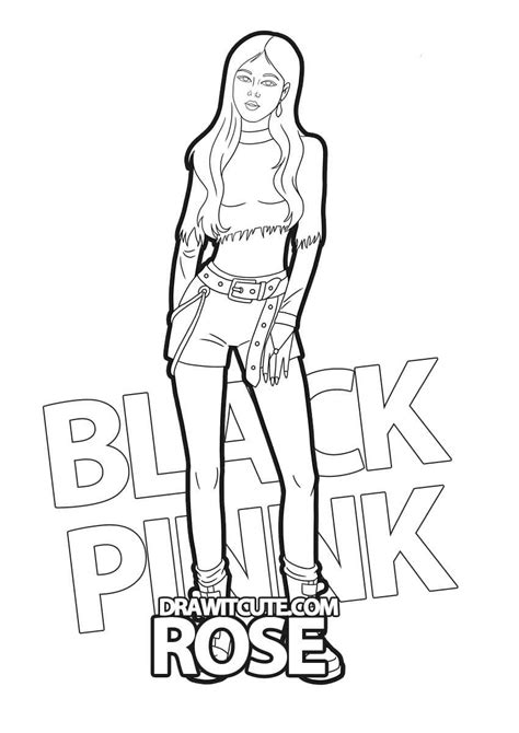 Dibujos De Blackpink Para Colorear Dibujos Para Imprimir