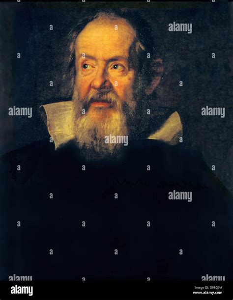 Retrato De Galileo Galilei Por Justus Sustermans 1597 1681 Artista