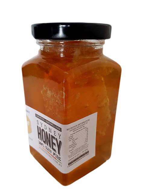 sydney raw honey 400g with honeycomb save our bees australia