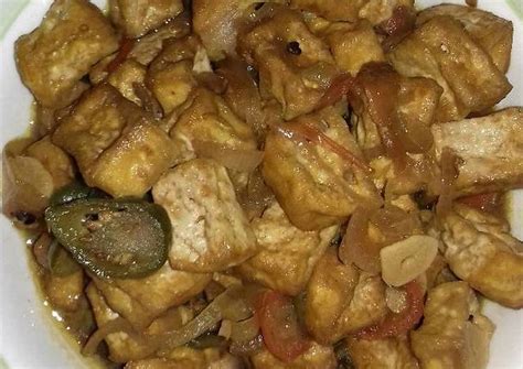 • sambal secukupnya • bawang goreng • bihun • seledri • kecap manis. Resep Tahu Kecap Pedas oleh DV - Cookpad