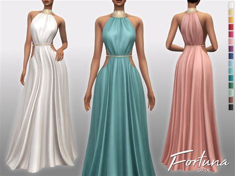 Fortuna Formal Dress By Sifix At Tsr 187 Sims 4 Updates