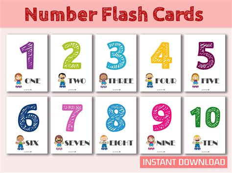 Number Flashcards Printable Number Flash Cards F Vrogue Co