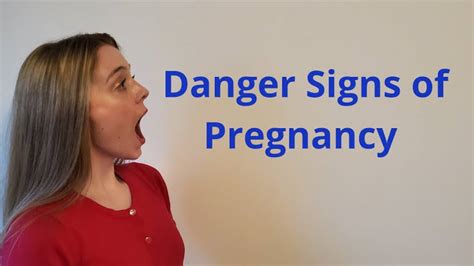 Danger Signs In Pregnancy The African Doctor