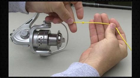 How To Spool A Spinning Reel Youtube