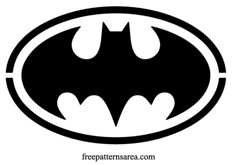 Batman Logo Symbol And Silhouette Stencil Vector