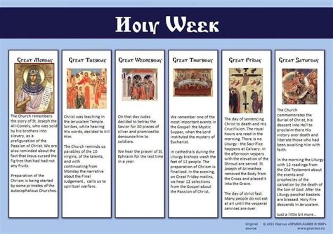 The Orthodox Holy Week Calendar Holy Week Catholic Lent Orthodox