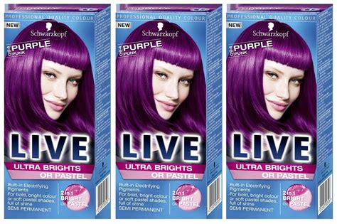 Schwarzkopf Live Ultra Brights Semi Permanent Hair Dye Ebay