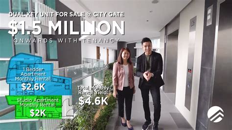Dual key condos used to be all the rage in singapore. City Gate, 678sqft, 2-Bedder Dual Key, Singapore Condo ...