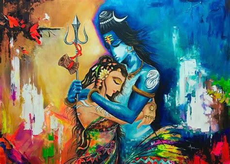 10 Interesting Facts About Goddess Parvati Lord Shiva Painting Shiva