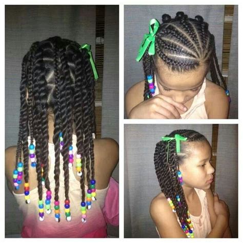 Doing flat twists on natural hair can sometimes offer more defined curls that doing individual twists. Kids Hairstyles | Hairstyles Updates