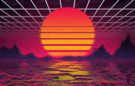 15 Astonishing Retro 80s Sun Wallpapers
