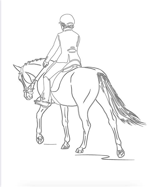 20 Realistic Horse Coloring Pages Color Info