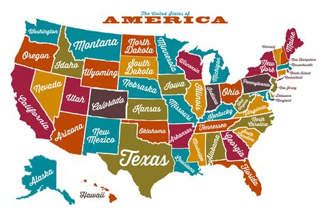 Map Of The United States Graphic United States Map United States