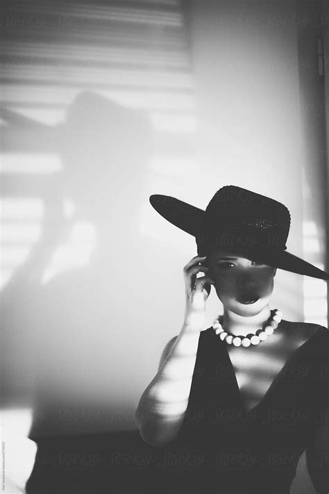 Sensual Woman In Black And White By Stocksy Contributor Koki Jovanovic Stocksy