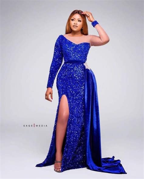Sequence Material Gown Styles In Nigeria Dresses Images 2022