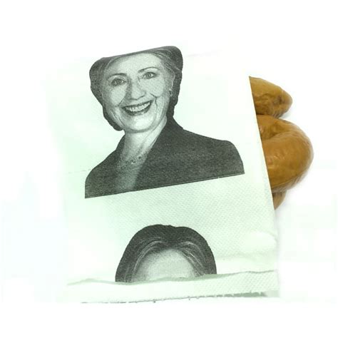 2pieces Election Hillary Clinton Toilet Paper Hillarys Face Roll Paper