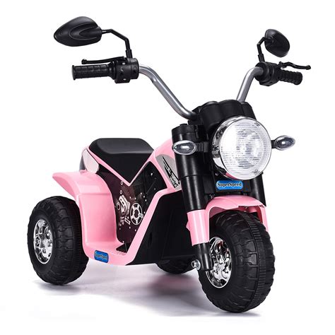 Tobbi 6v Kids Ride On Motorcycle Electric Battery Powered Ride On Toys