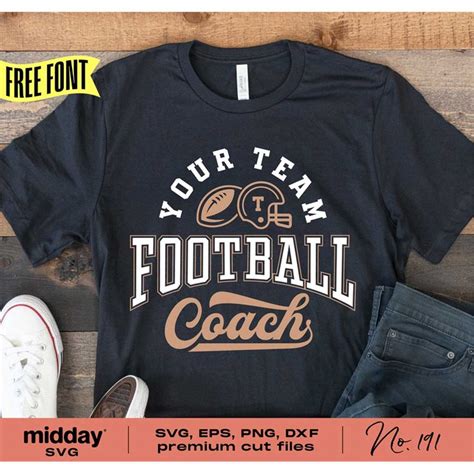 Football Coach Svg Football Coach Shirt Svg Dxf Png Eps S Inspire