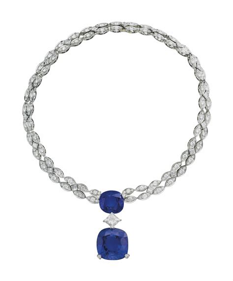 An Important Sapphire And Diamond Necklace By Cartier Christies