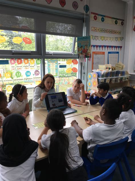 Lightform Research Team Visit To Medlock Primary School Manchester