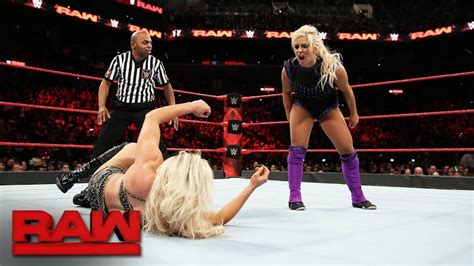 Dana Brooke Vs Charlotte Flair Raw March Youtube