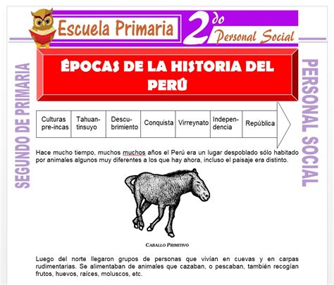 Ficha De Etapas De La Historia Del Peru Para Segundo Vrogue Co