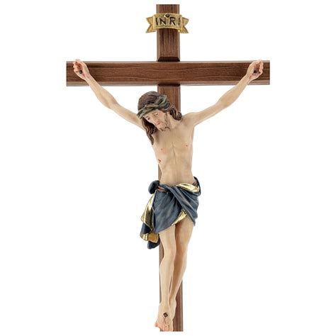 Crucifijo Coloreado Cristo Siena Cruz Con Base Venta Online En Holyart