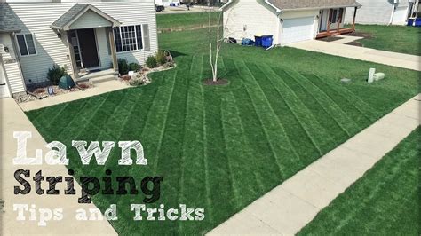 Lawn Striping How To Achieve The Best Stripes In Your Lawn Youtube