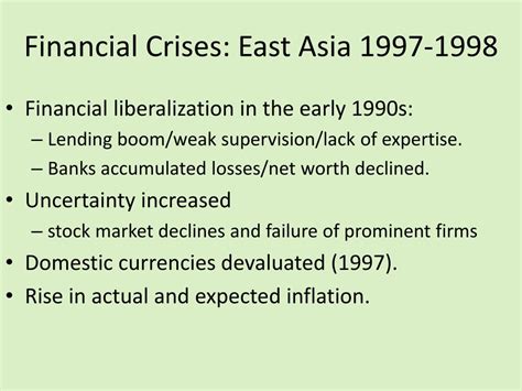 Ppt Asia Financialcurrency Crisis 1997 1998 Powerpoint