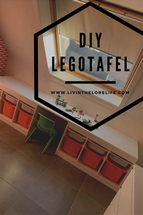 An Overhead View Of A Room With Chairs And A Window That Says Diy Legotafel