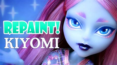 Repaint Kiyomi Monster High Haunted Doll Ooak Custom Youtube