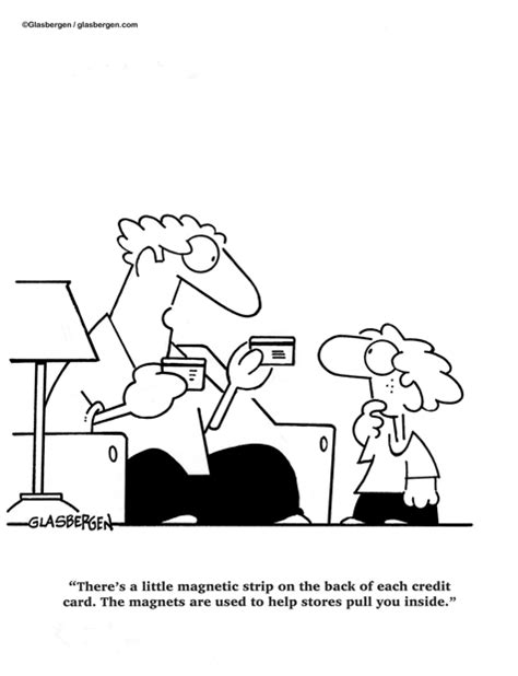 Cartoons About Credit Cards Credit And Debt Glasbergen Cartoon Service