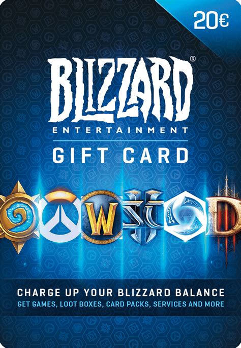 Purchase fees or shipping charges may apply subject to terms of the offer. Blizzard Giftcard €20 - game - Startselect.com