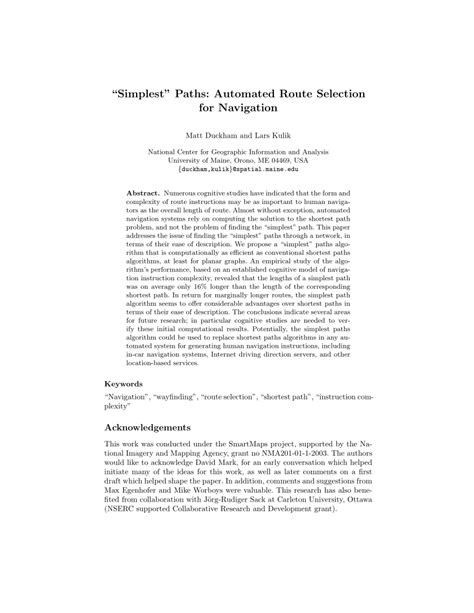 Automation is the technology by which a process or procedure is accomplished without human assistance. (PDF) "Simplest" Paths: Automated Route Selection for ...