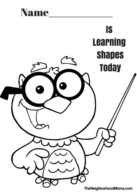We know how vital it is to teach kids about shapes and geometry because we are surrounded by shapes all the time such as looking at the square windows, the rectangular doors, and circular wheels. Shapes Coloring Pages Printable - The Neighborhood Moms