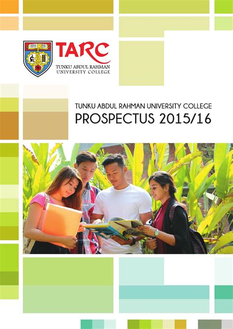 Master your classes with homework help, exam study guides, past papers, and more for kolej universiti tunku abdul rahman. Tunku Abdul Rahman University College (TARUC) Prospectus ...