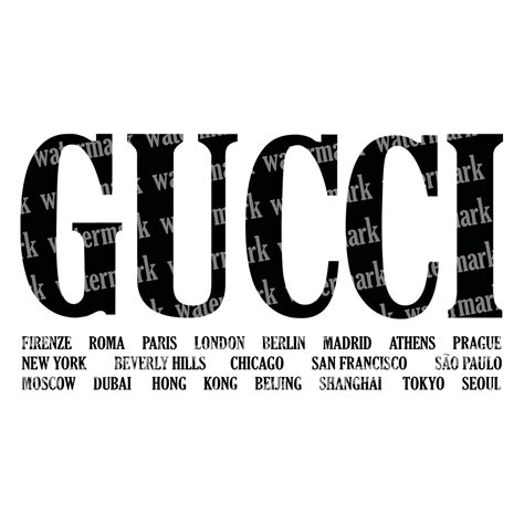 Gucci Svg Black Gucci Logo Svg Gucci City Svg Gucci Logo Inspire