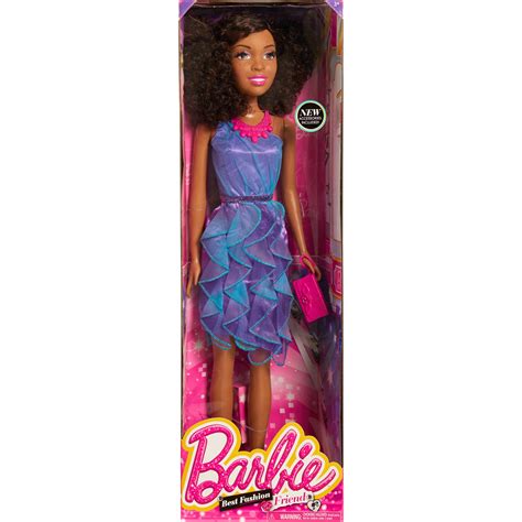 Barbie 28 Doll Brunette Curly Hair