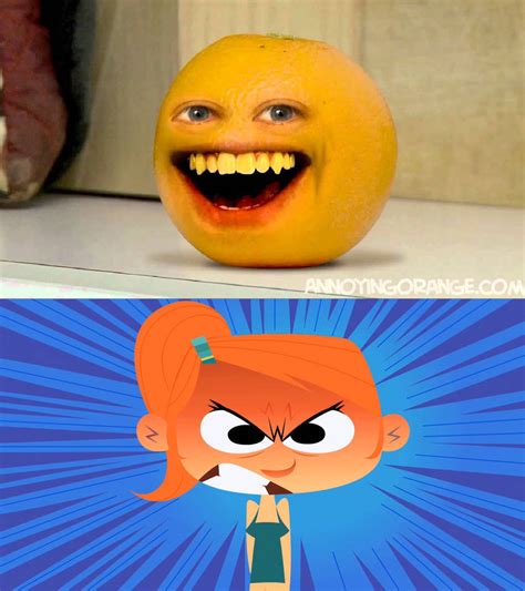 Claire Mad At The Annoying Orange By Dannyd1997 On Deviantart