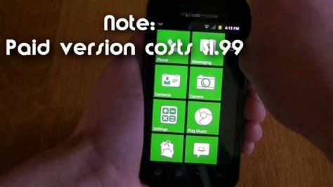 How To Make Your Android Phone Look Like Windows Phone 7 Youtube