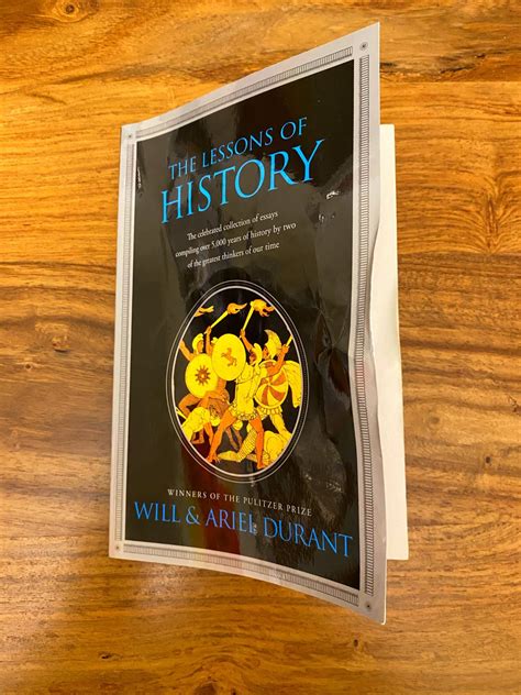 Book Review The Lessons Of History By Will Ariel Durant Justin