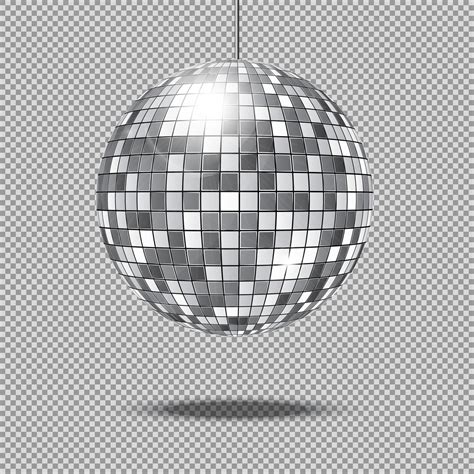 Mirror Glitter Disco Ball Vector Illustration By Microvector