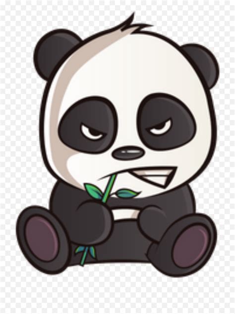 Angry Panda Svg Digital Drawing And Illustration