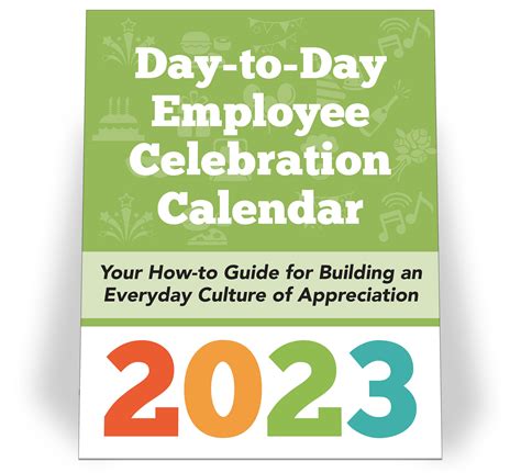 2023 Day To Day Employee Appreciation Calendar Gthankyou