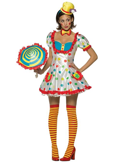 sexy womens clown costume