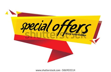 Special Offer Banner Vector Format Stock Vector Royalty Free 586903514