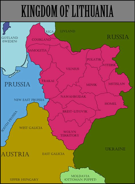 Kingdom Of Lithuania 1817 By Theprussianrussian On Deviantart